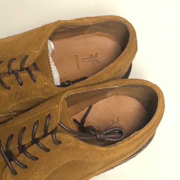 Frye Mens Suede Wingtip Dress Shoes - Picture 15 of 16